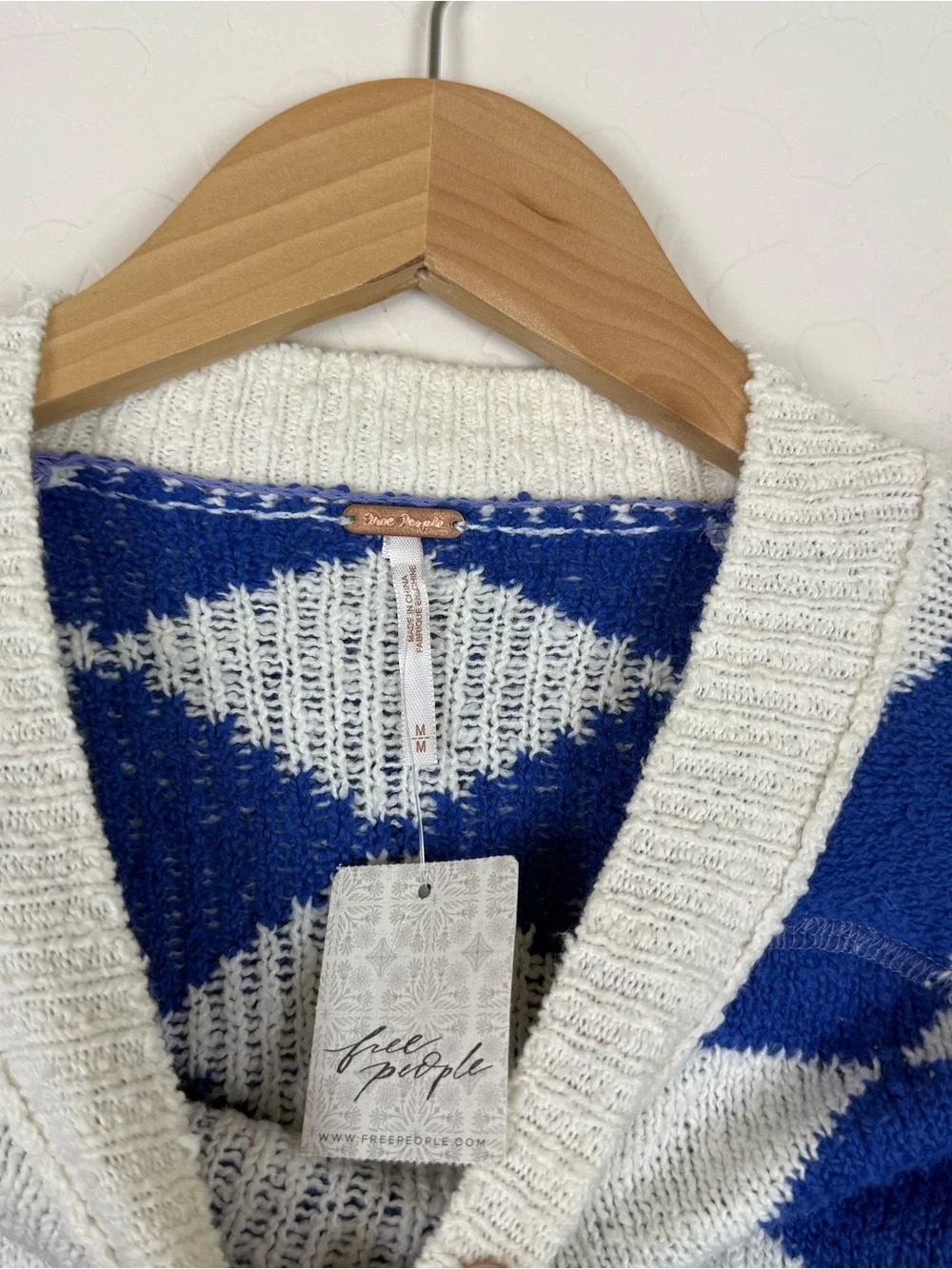 Free People Riley Pattern Pullover Sweater